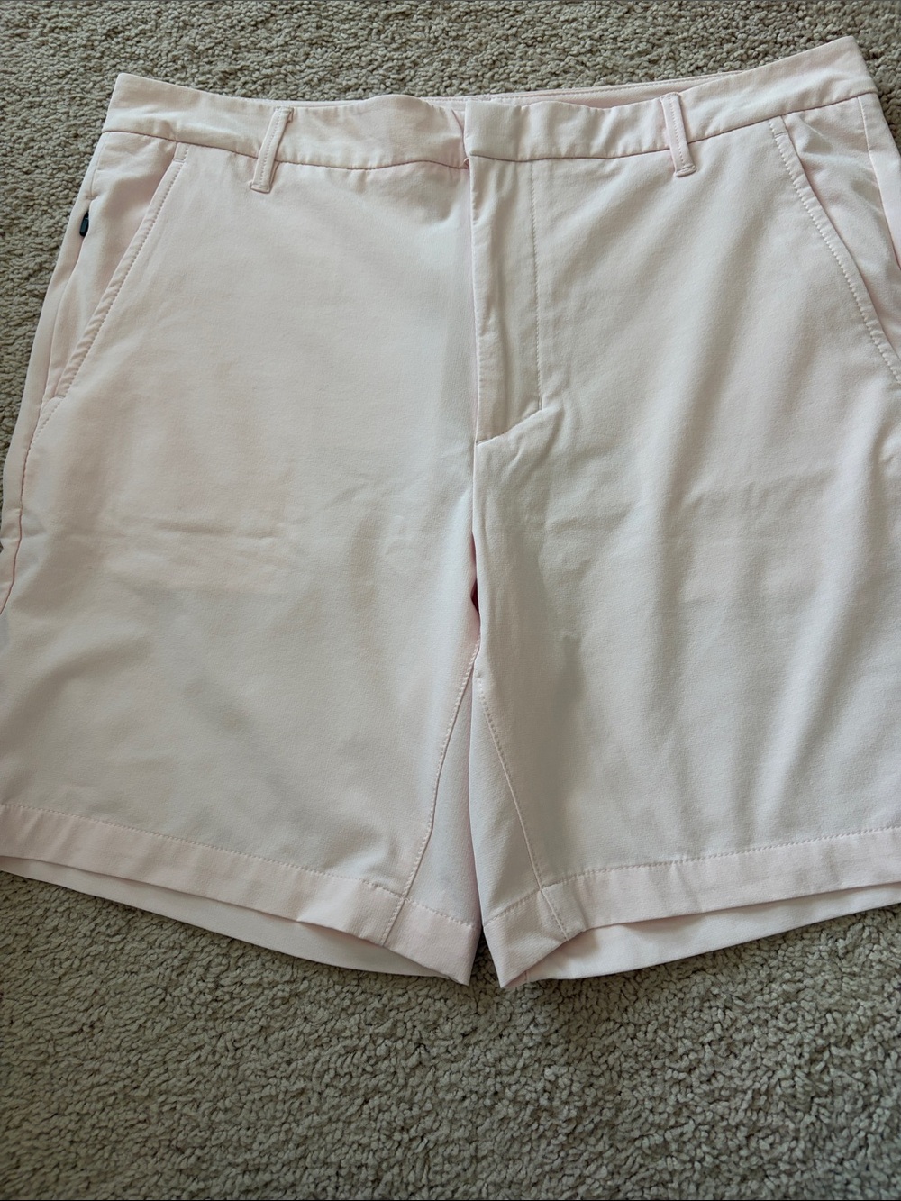 all in motion Pale Pink Men's Flat Front Shorts